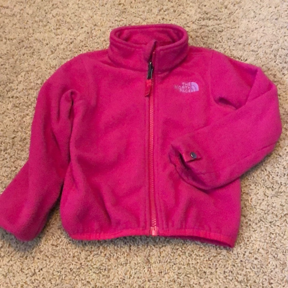 Pink North Face jacket